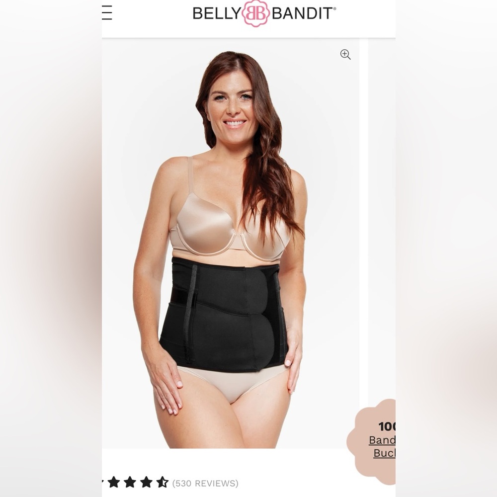 Belly Bandit - Postpartum Luxe Belly Wrap - Black